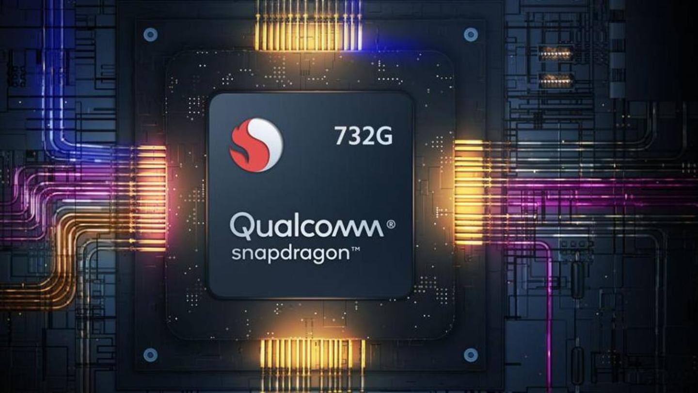 It draws power from a Snapdragon 732G processor It draws power from a Snapdragon 732G processor