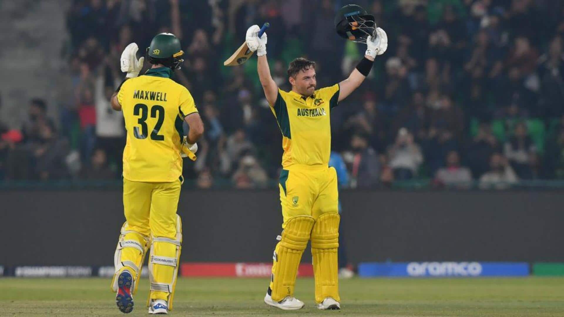 Australia hammer England, register highest successful run-chase in Champions Trophy