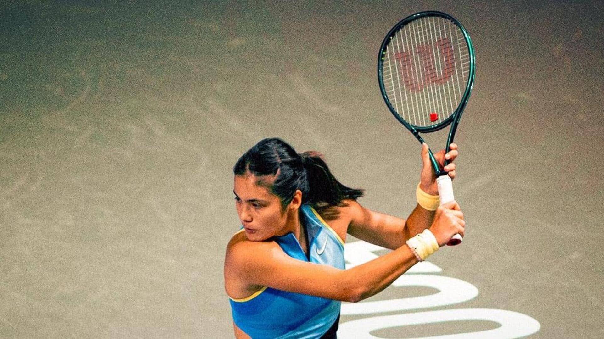 Emma Raducanu reaches 1st WTA final since US Open 2021