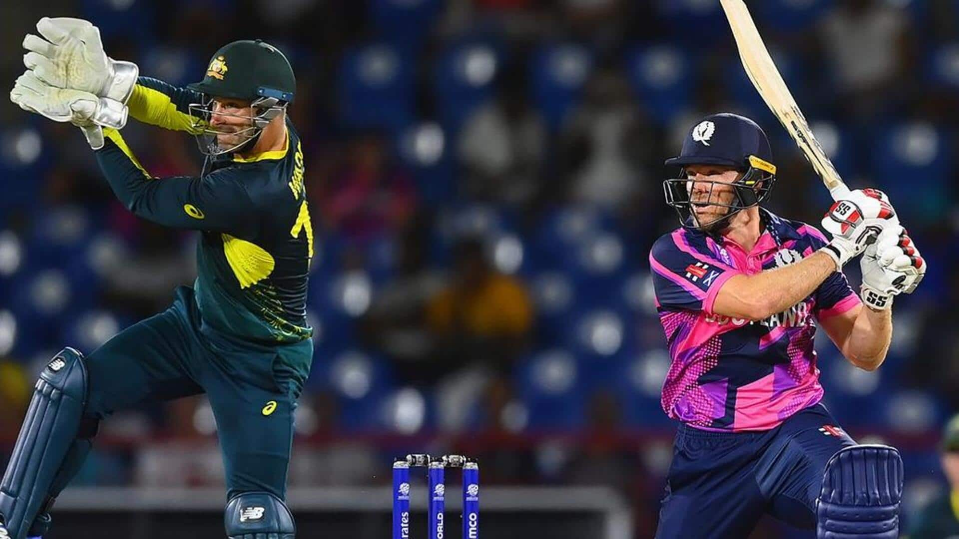 T20 World Cup: A look at Scotland's highest totals