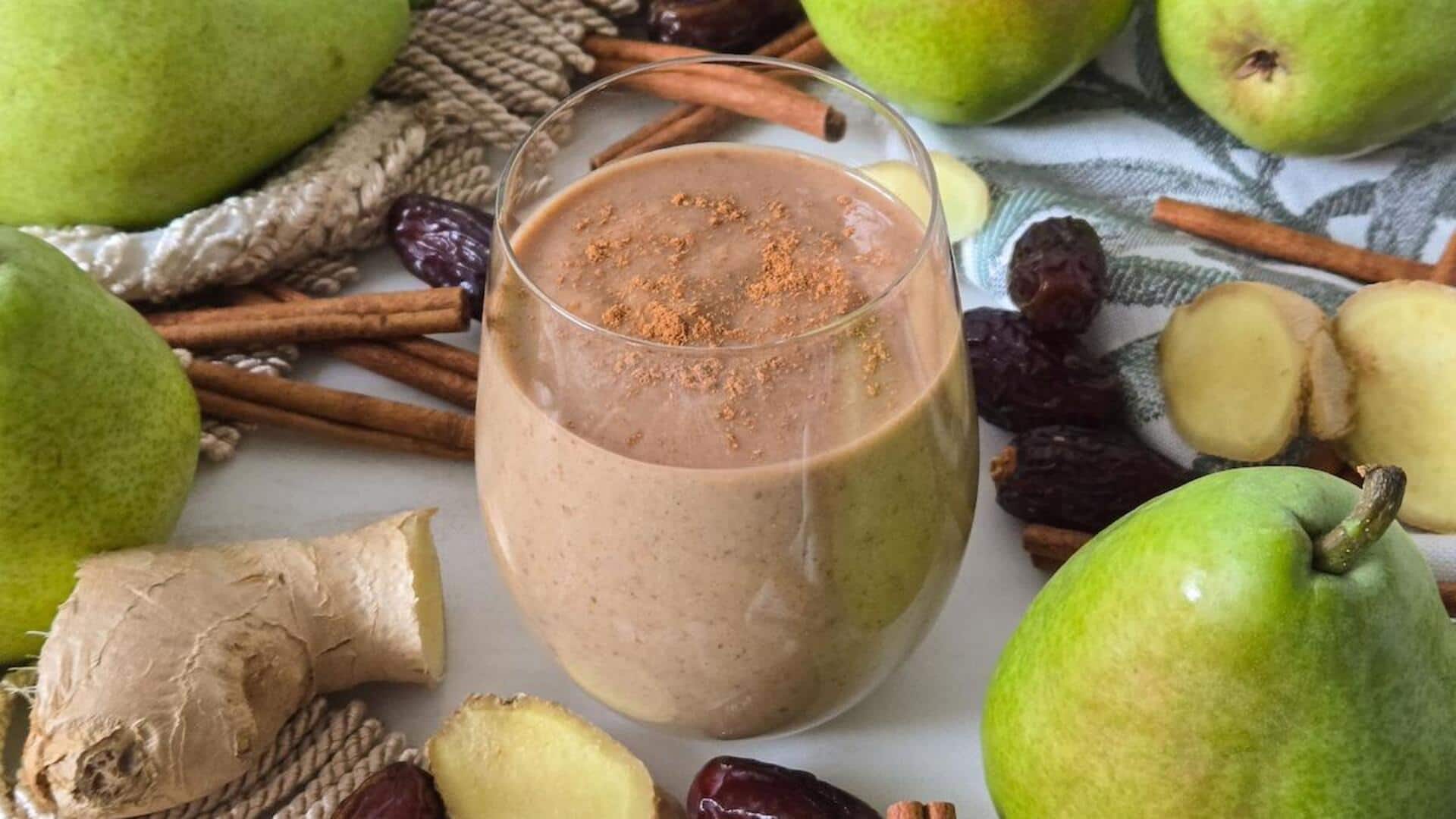 Ginger + pear: The ultimate detox drink combo