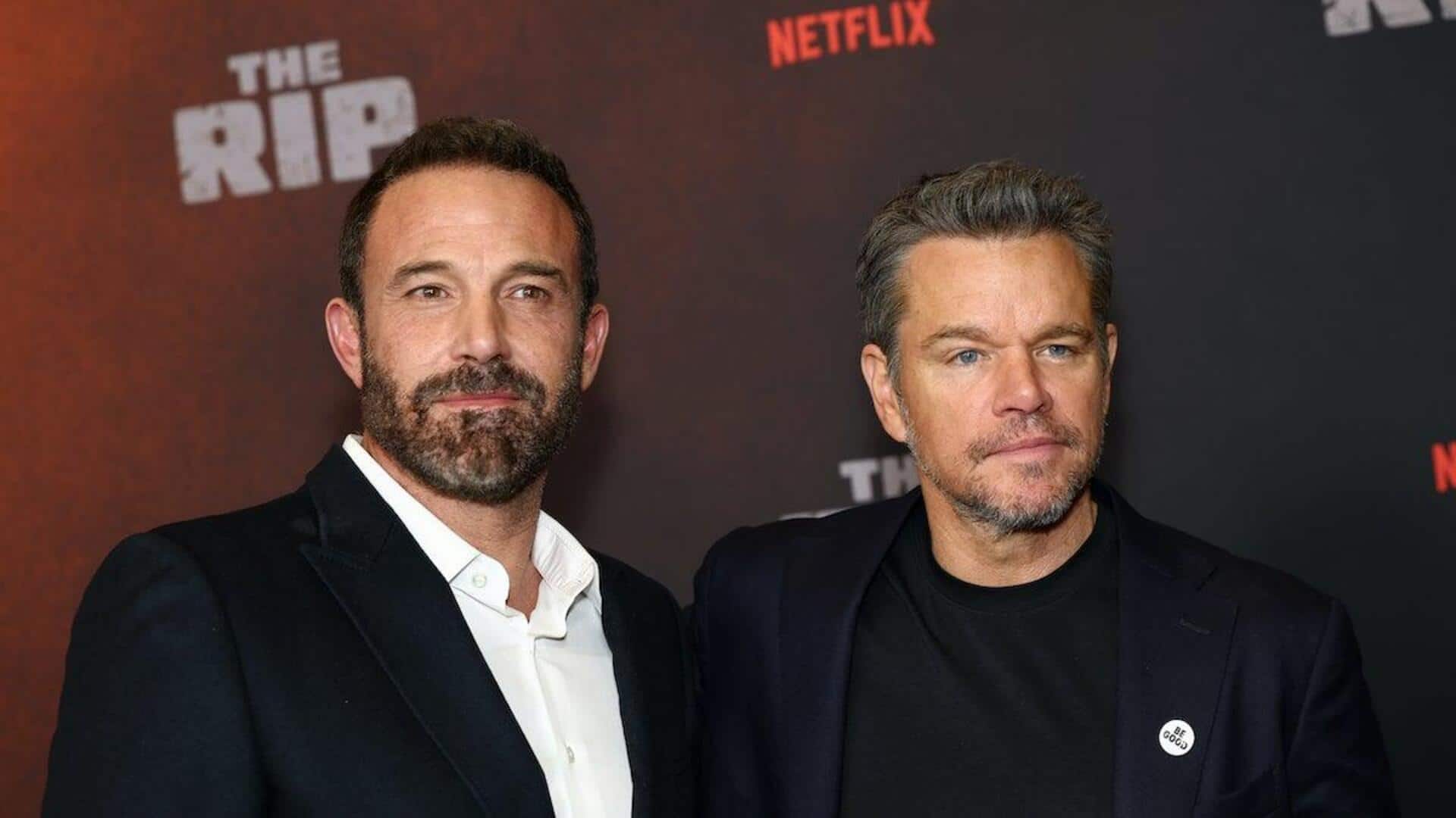 'The Rip': Miami cops sue Ben Affleck-Matt Damon for defamation