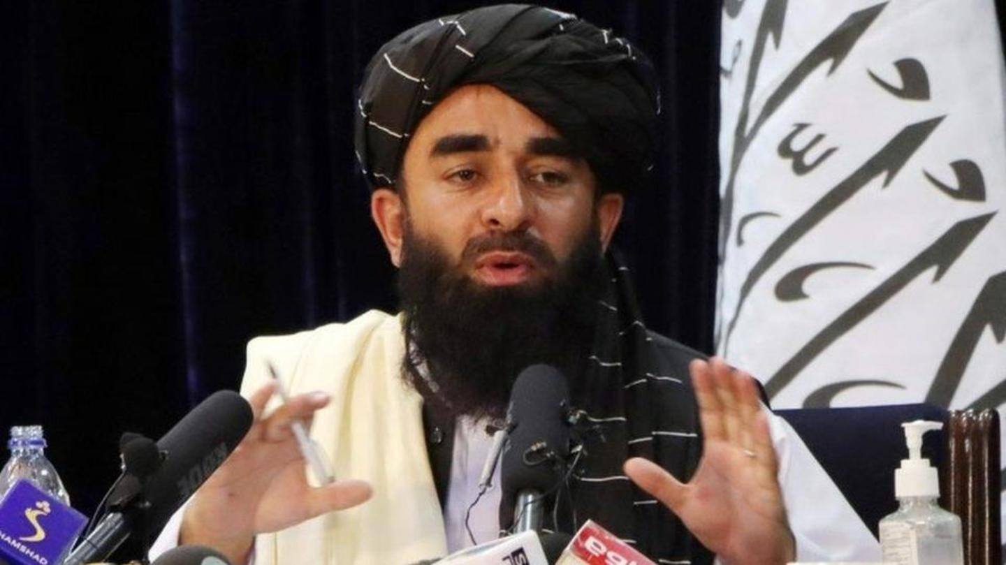 Zabihullah Mujahid made the announcement on Twitter Zabihullah Mujahid made the announcement on Twitter