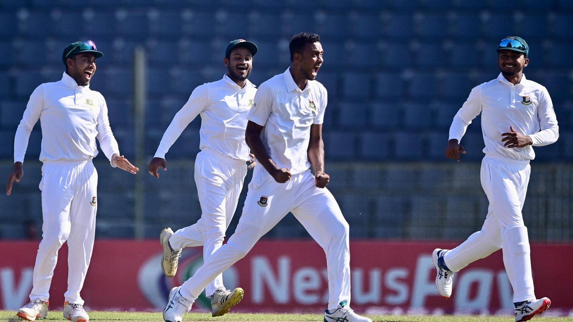 1st Test: Bangladesh inching toward historic win over New Zealand