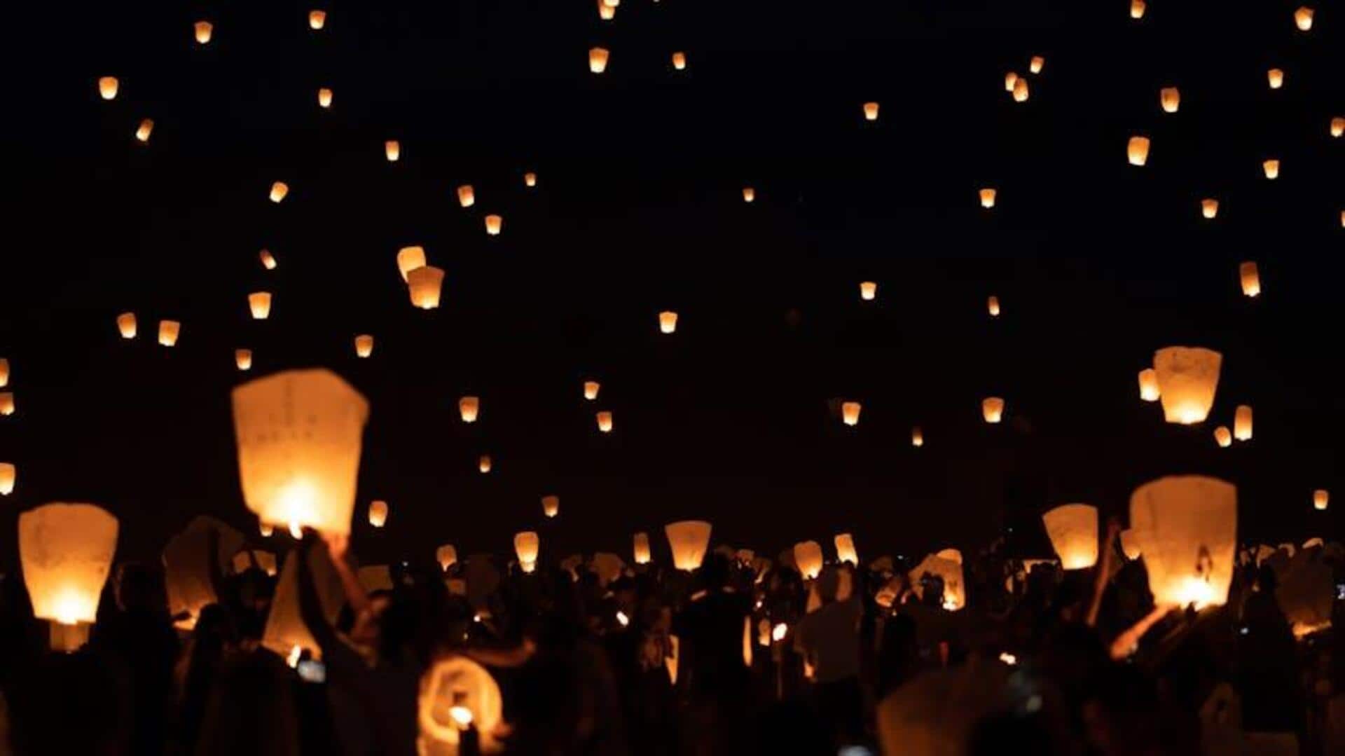 How to host a dreamy sky lantern festival