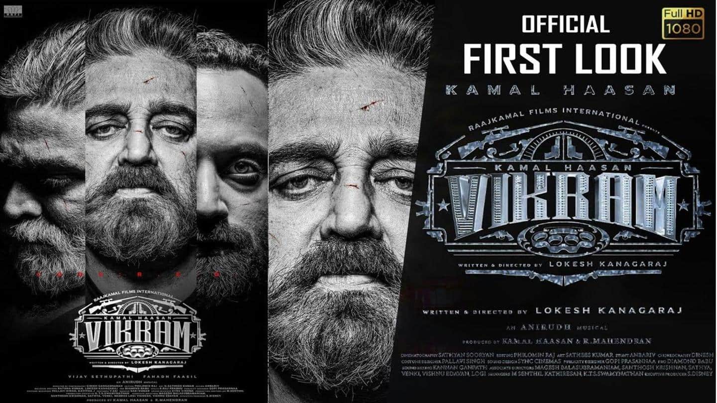 Haasan and Kanagaraj had shared the official poster last week Haasan and Kanagaraj had shared the official poster last week