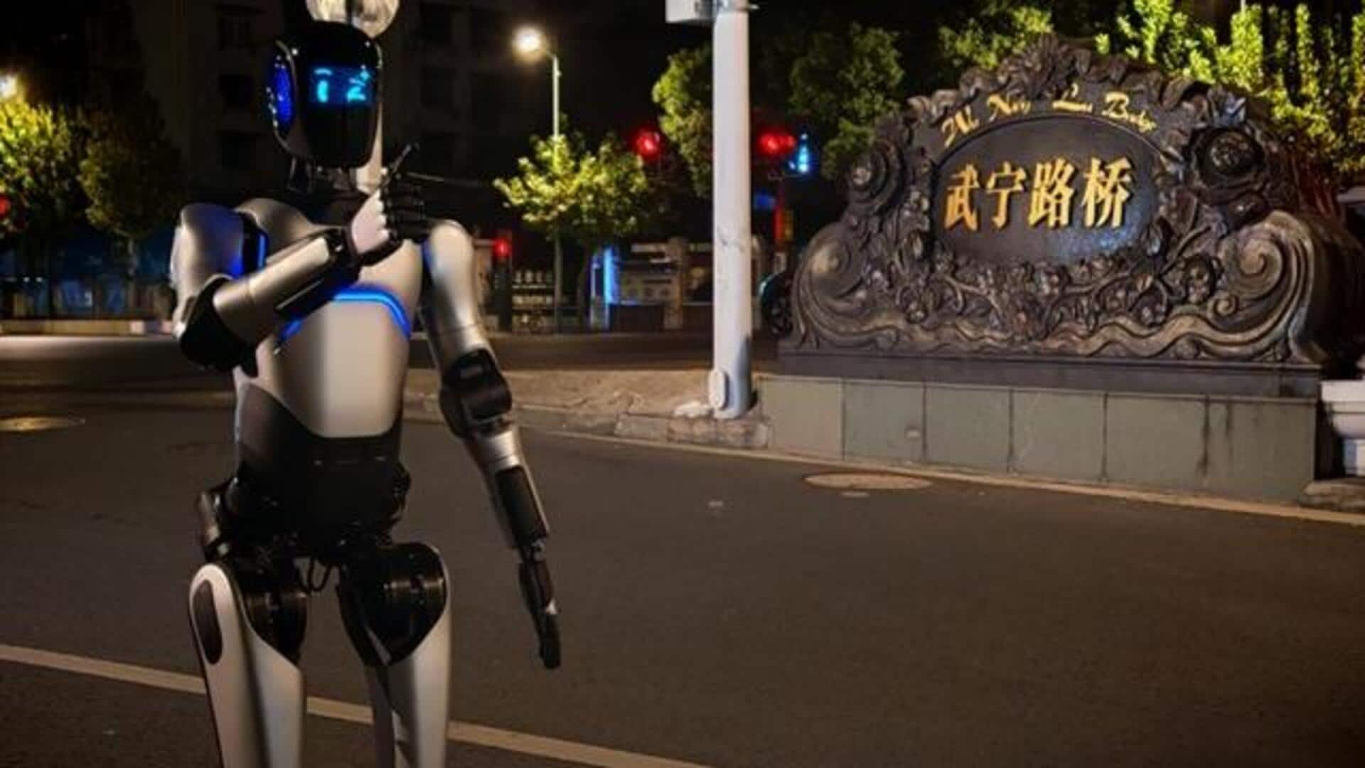Chinese humanoid robot sets Guinness World Record for longest walk