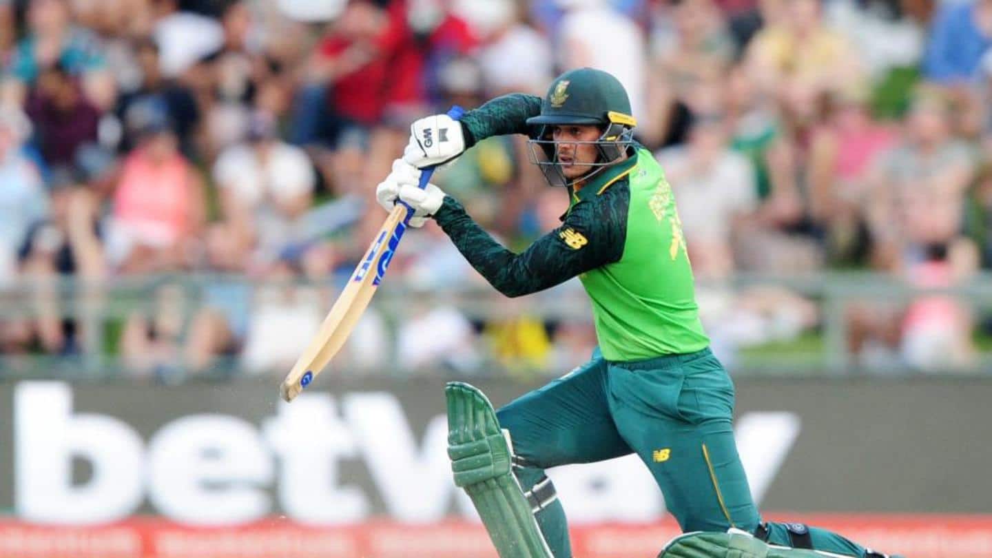 De Kock set to get past Gambhir's ODI runs tally De Kock set to get past Gambhir's ODI runs tally
