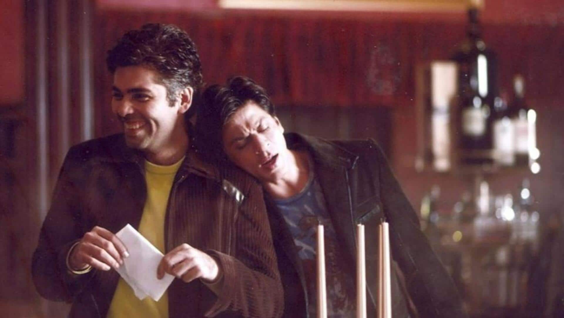 Karan Johar recalls Shah Rukh Khan playing father at 31