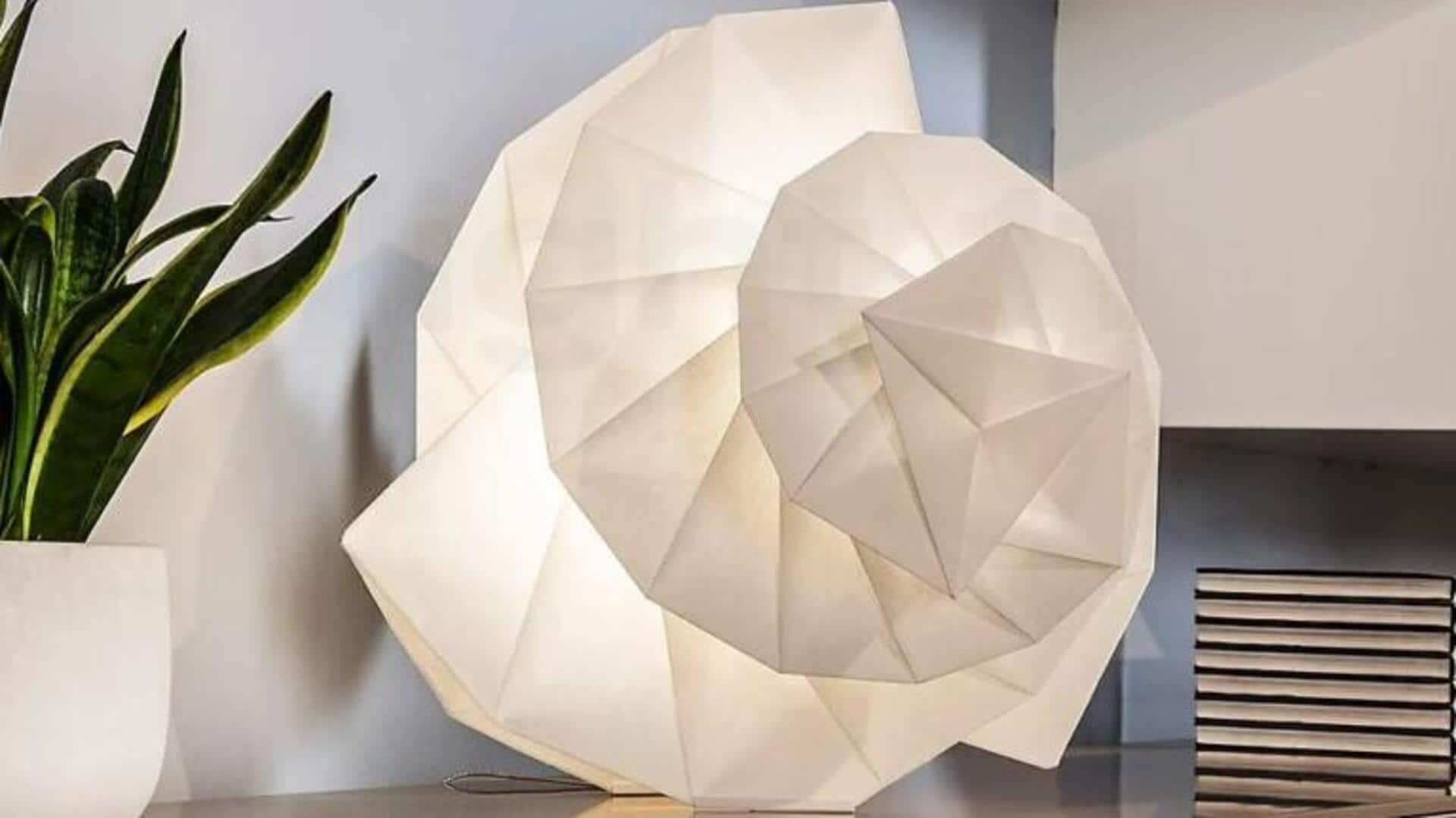 Revitalize your space with DIY origami lamps