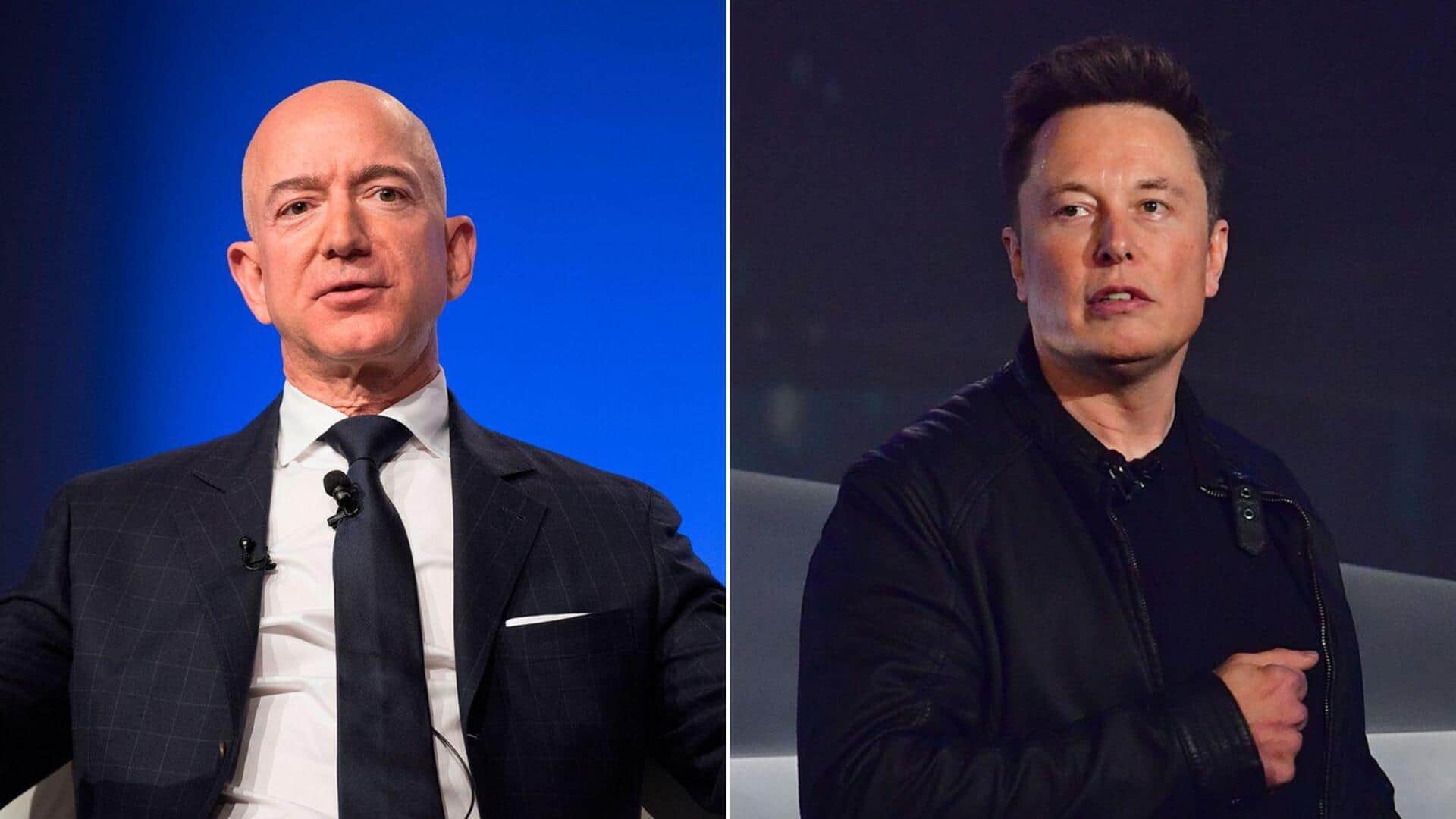 How Bezos plans to rival Musk in space-based data centers 