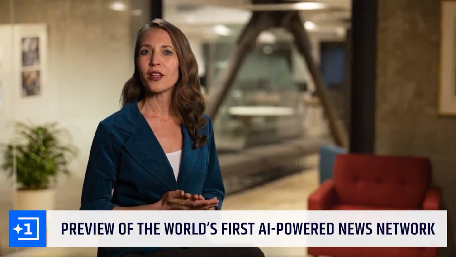 Watch: Channel 1's newscast demo impresses with AI-generated anchors
