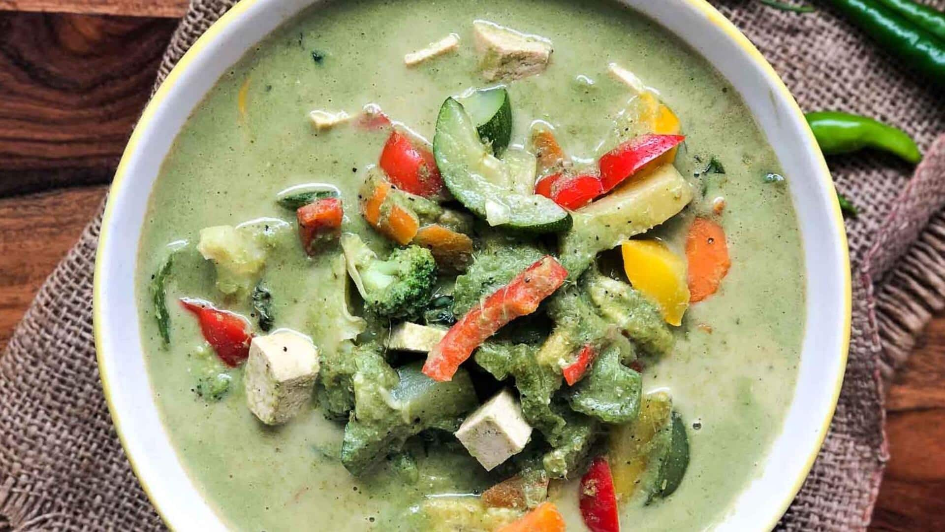 Check out this Thai green curry with pumpkin recipe