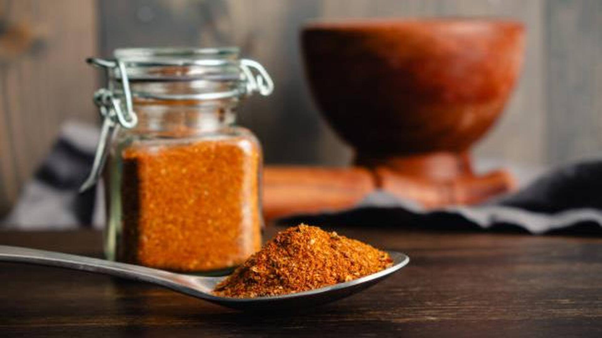 Essential berbere spice mix in Ethiopian vegetarian cuisine