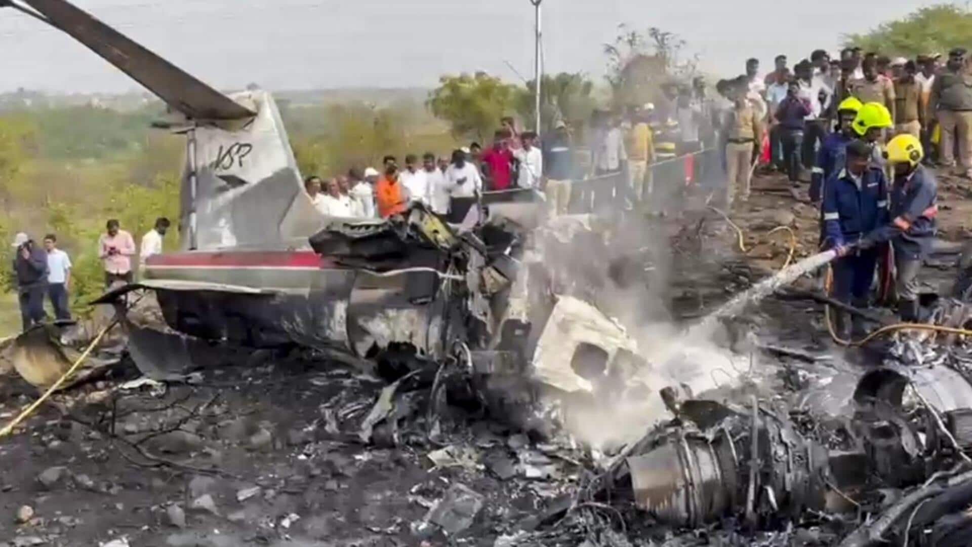 CCTV captures moment Ajit Pawar's plane crashed, killing all 5