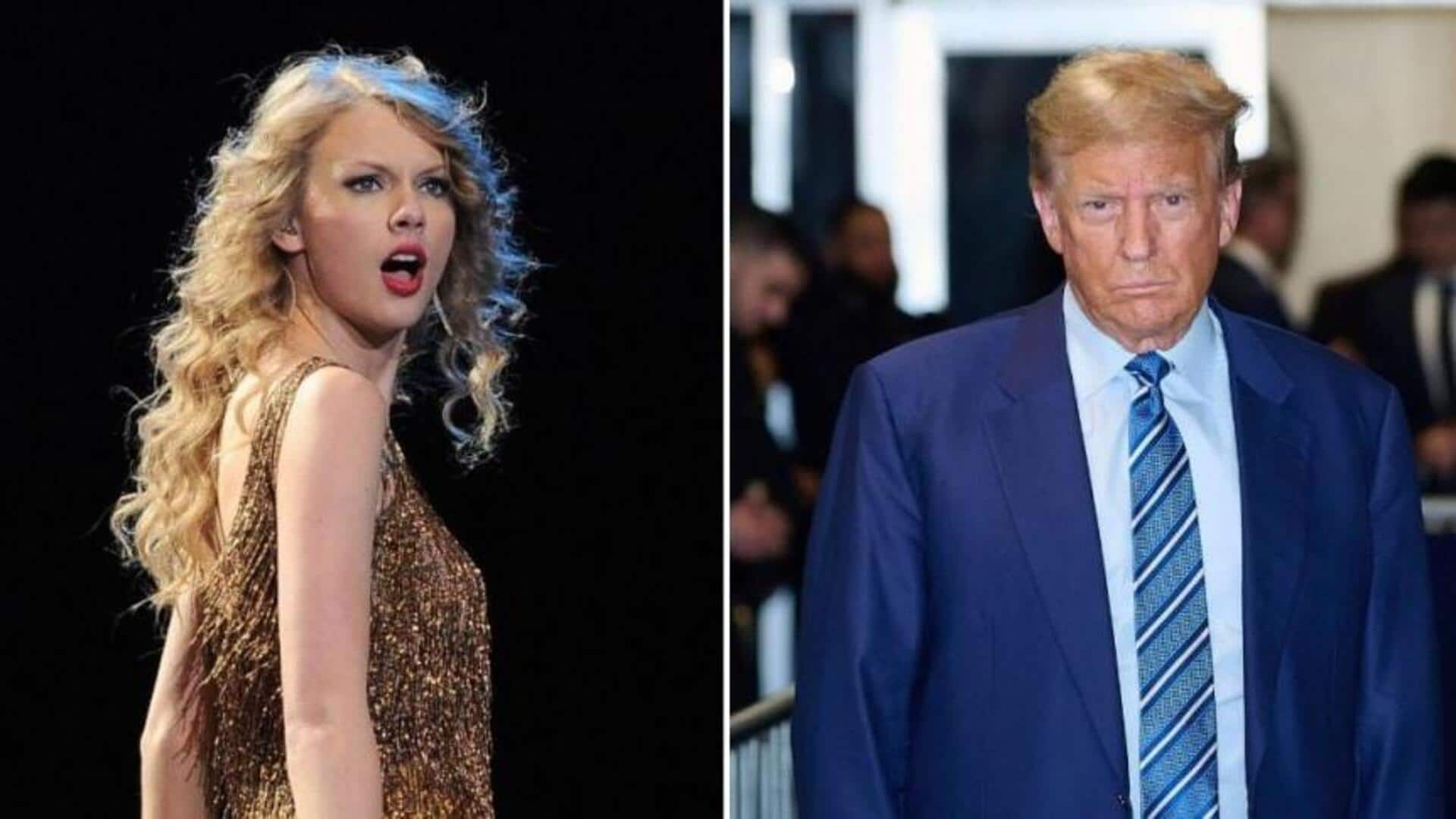 Trump reposts AI Swift fan images, says they're backing him