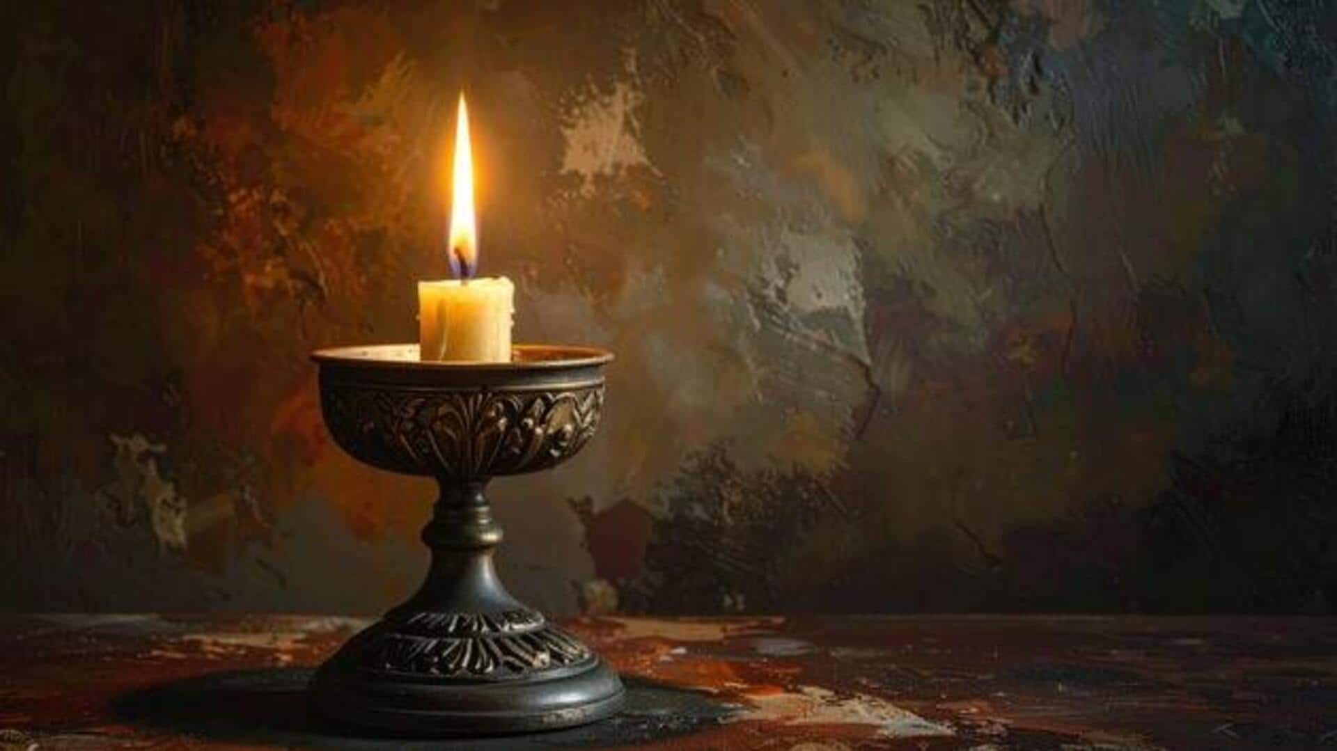 How to make candle holders with beadwork