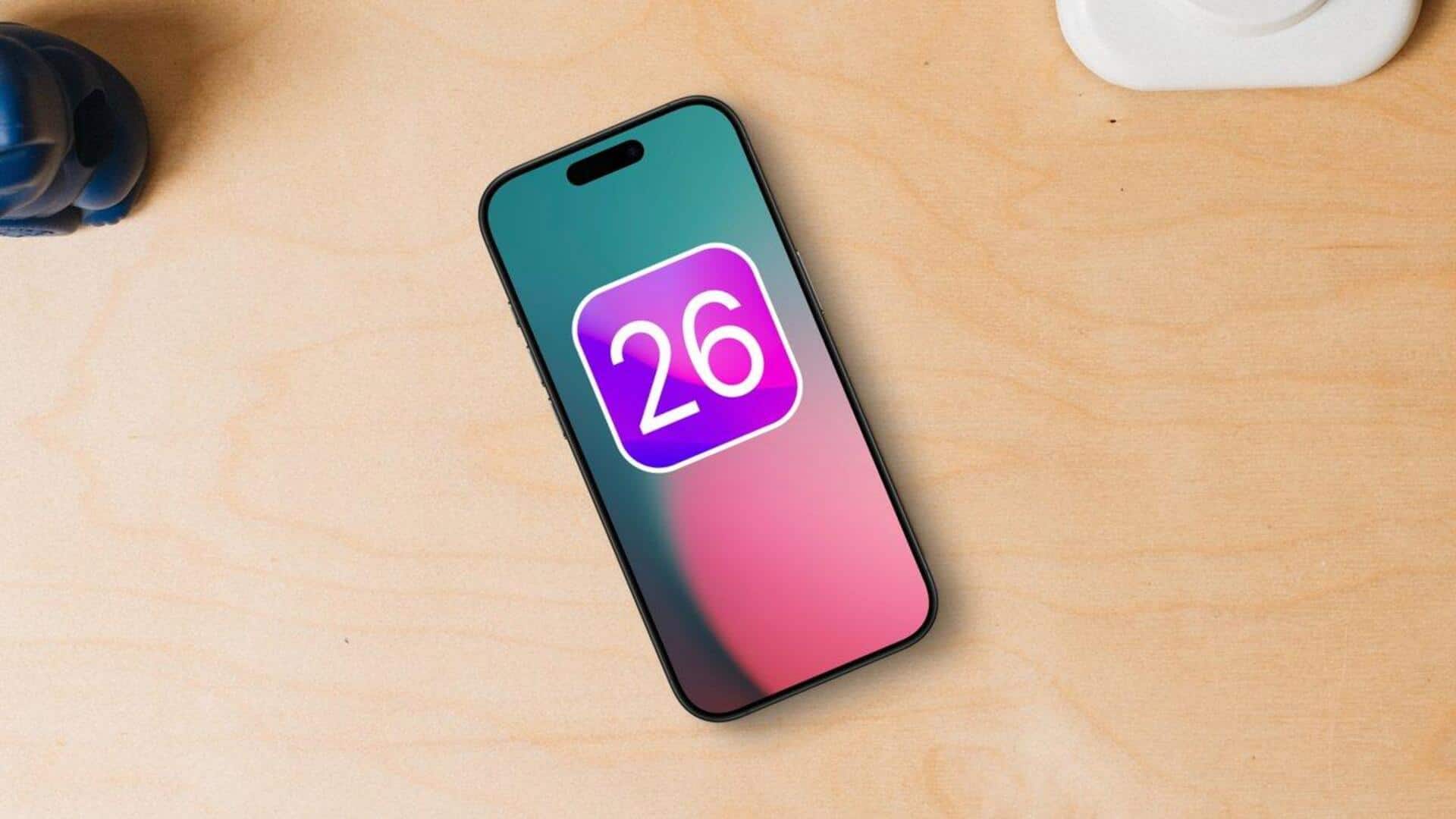 #WWDC2025: Apple to unveil iOS 26 with 'Liquid Glass' redesign #WWDC2025: Apple to unveil iOS 26 with 'Liquid Glass' redesign