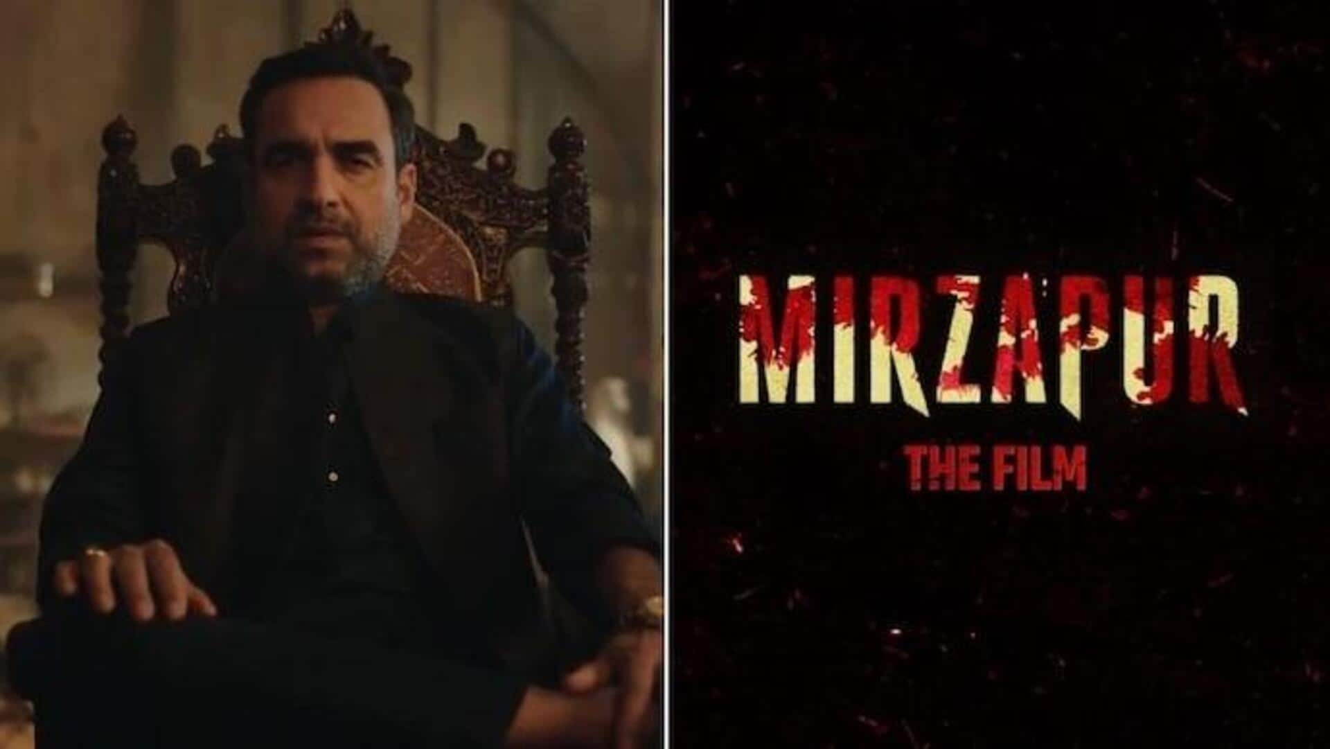 'Mirzapur: The Film' wraps Banaras schedule; Tripathi calls it 'alive' 'Mirzapur: The Film' wraps Banaras schedule; Tripathi calls it 'alive'