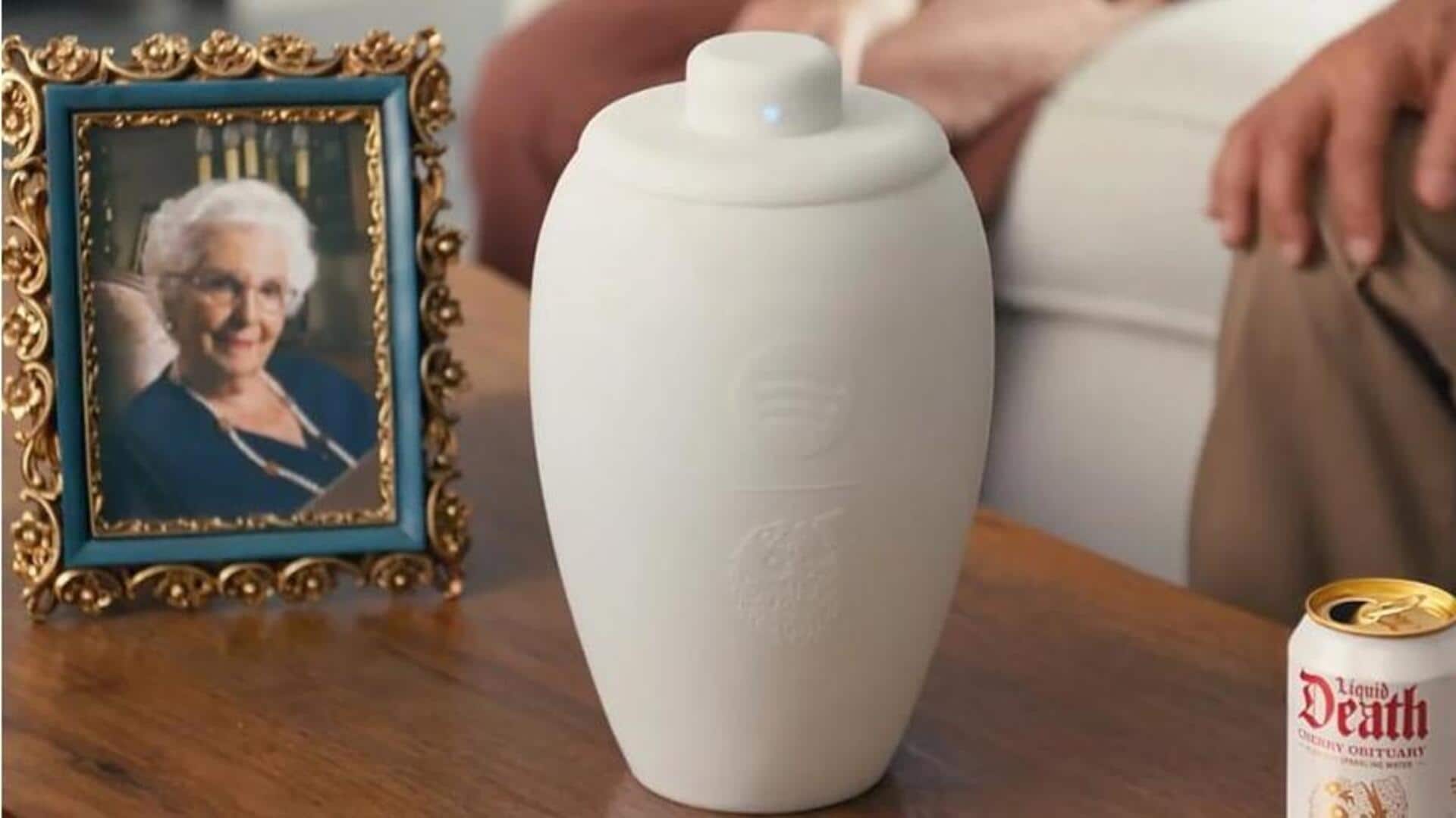 Spotify's cremation urn lets you listen to music after death!