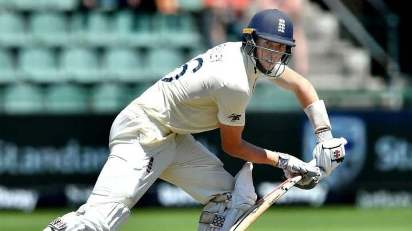 England's Zak Crawley smashes his seventh Test fifty: Key stats
