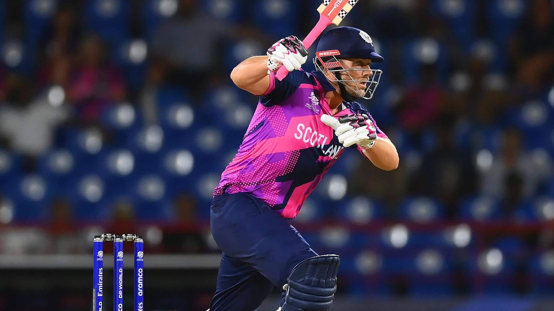 George Munsey becomes second Scotland batter to 2,000 T20I runs