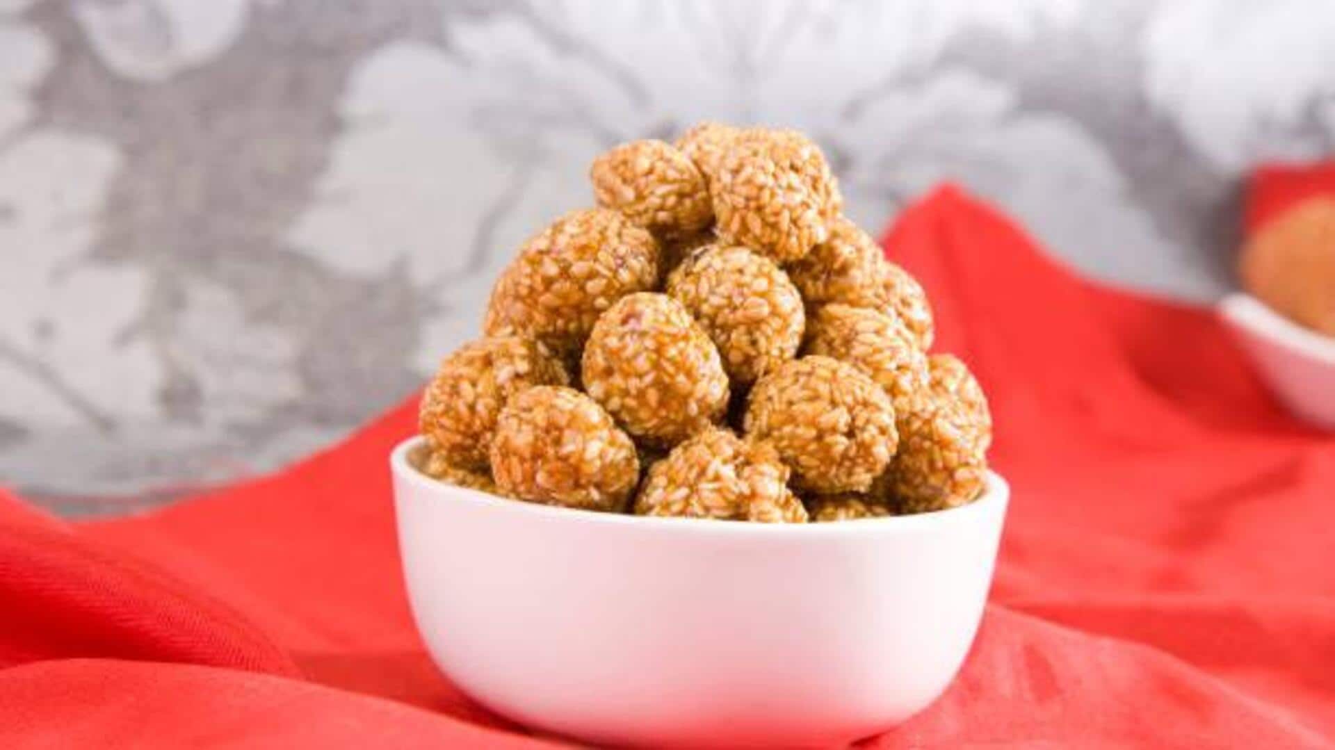 Sesame seed laddoos: A healthy breakfast choice