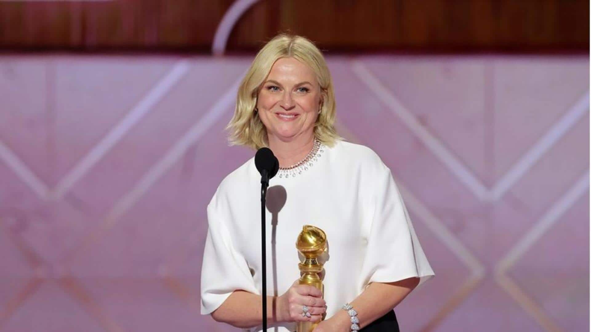 Golden Globes: Amy Poehler wins inaugural Best Podcast award