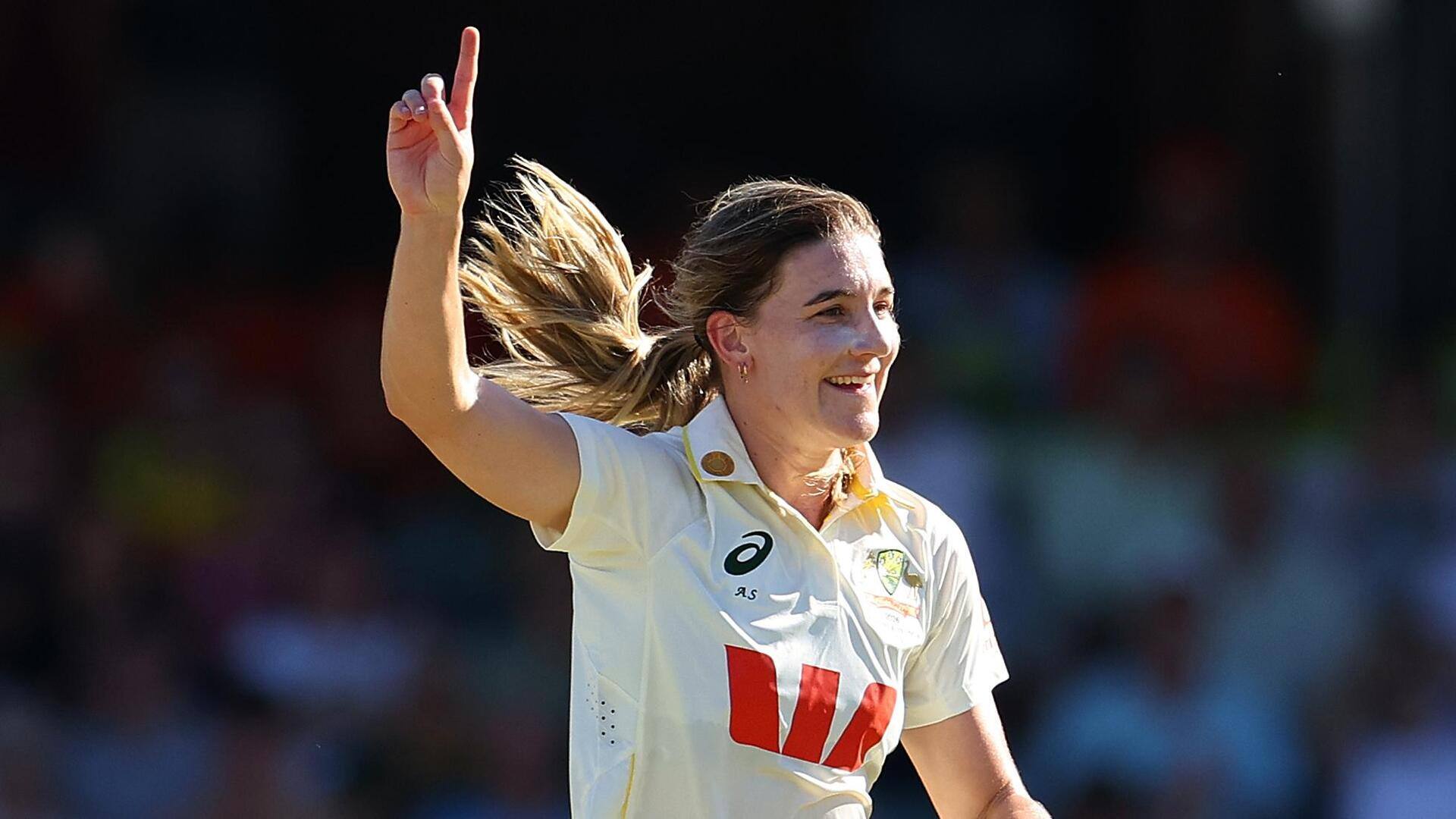 Annabel Sutherland floors IND-W with century in one-off D/N Test