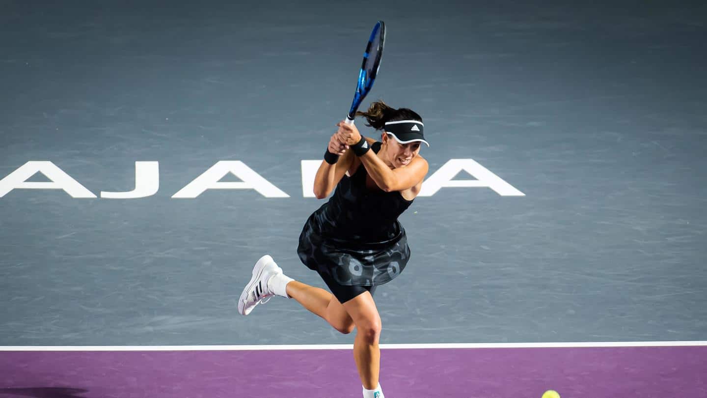Muguruza prevails in must-win scenario Muguruza prevails in must-win scenario