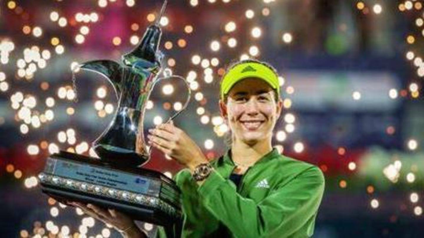 Muguruza has won two titles in 2021 Muguruza has won two titles in 2021