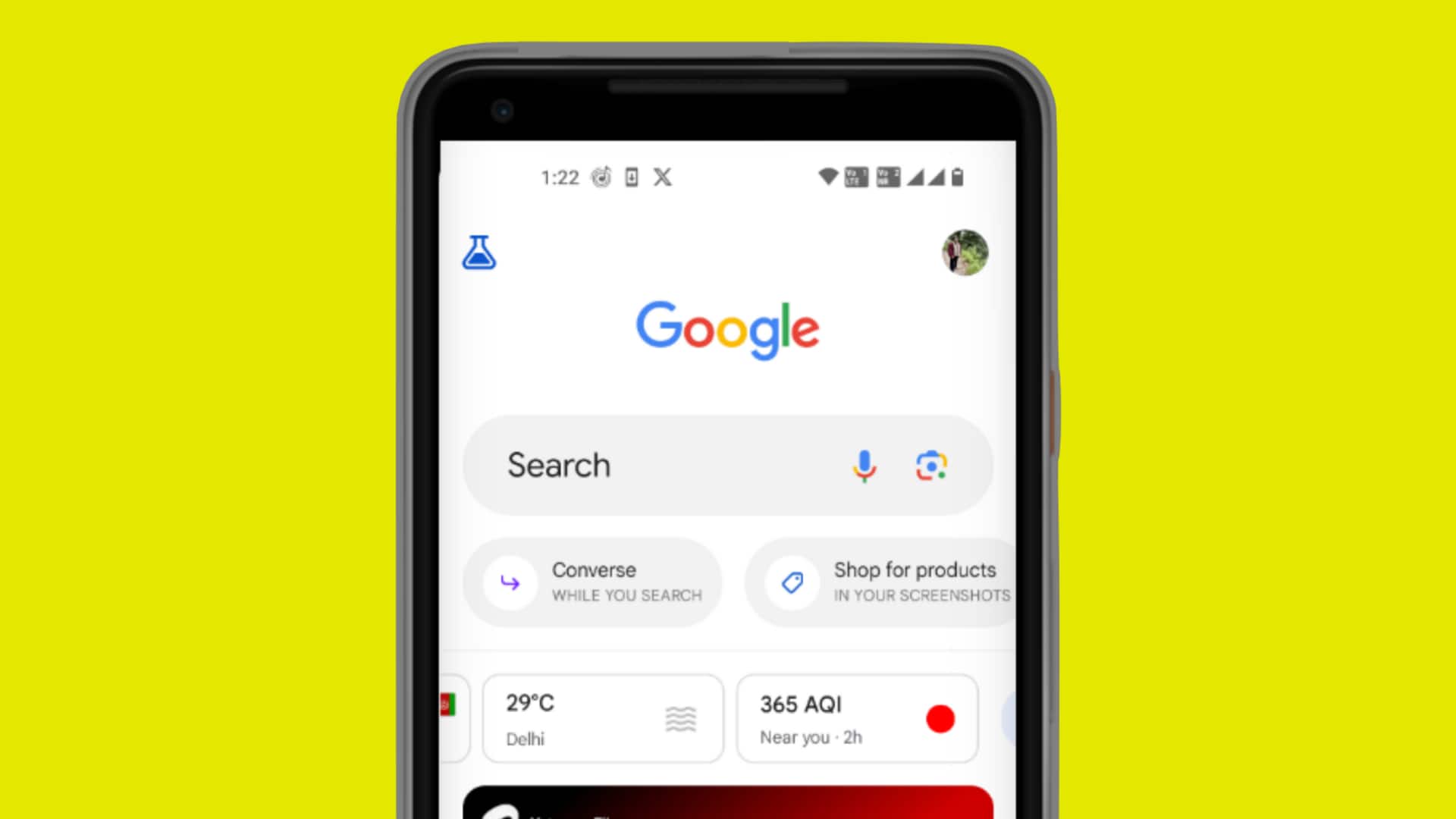 Google Discover gets air quality index card on Android, iOS