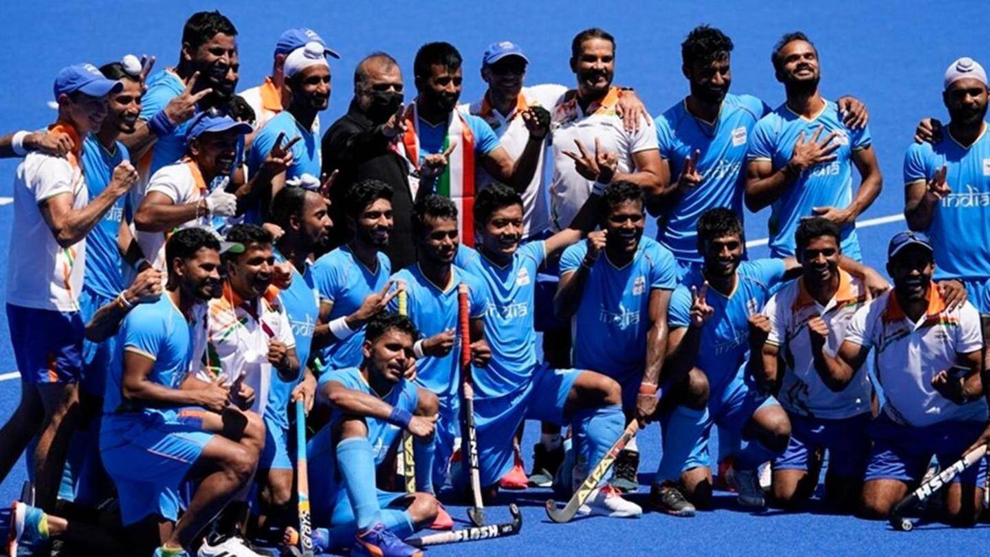An Olympic medal for India in hockey after 41 years An Olympic medal for India in hockey after 41 years