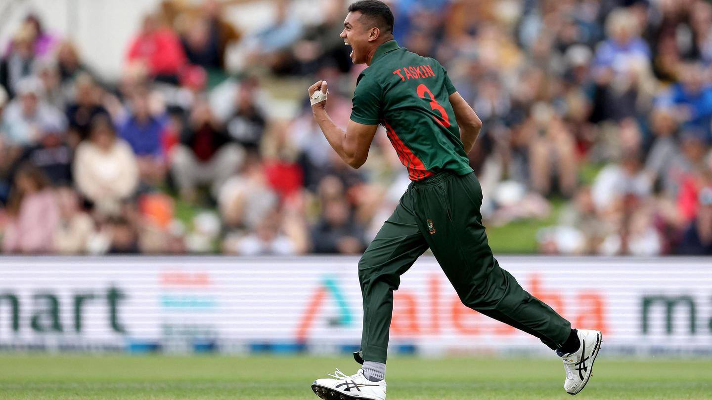 T20 World Cup: Bangladesh's Taskin Ahmed claims maiden four-wicket haul