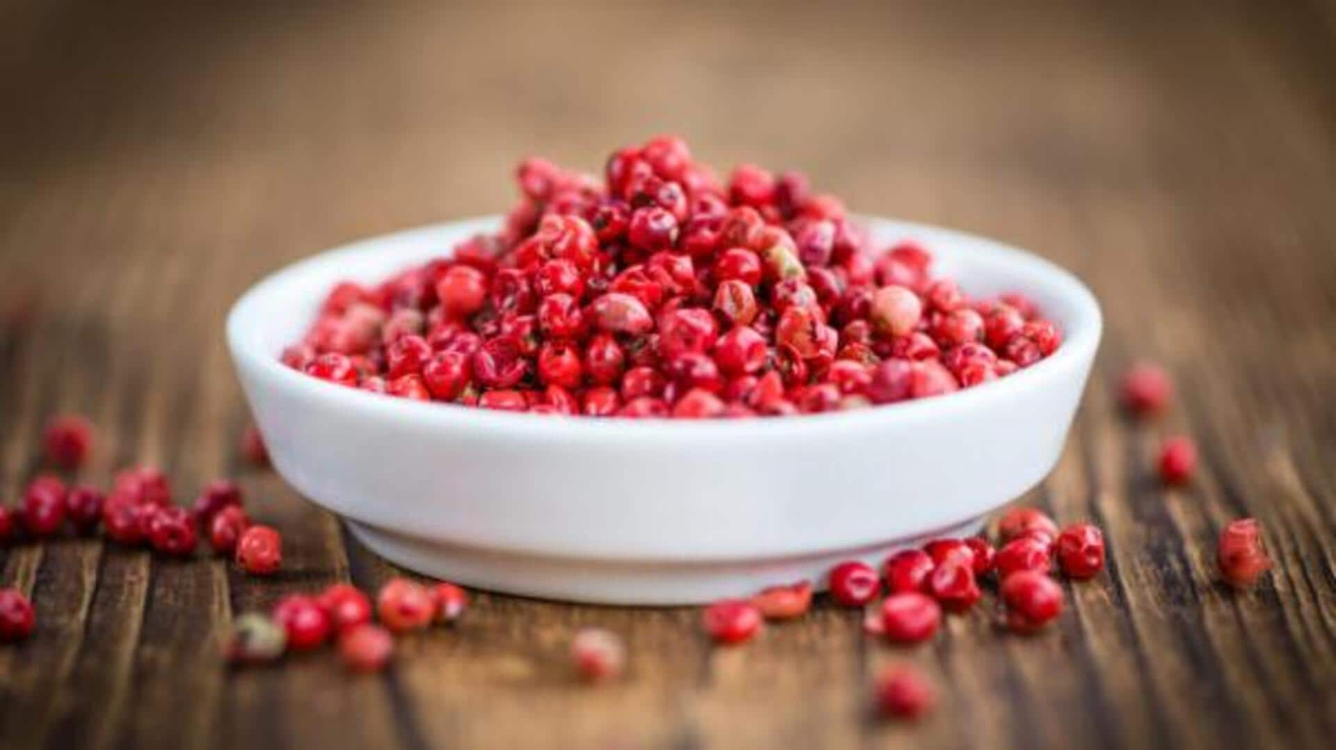 Zingy elegance: Crafting with pink peppercorns