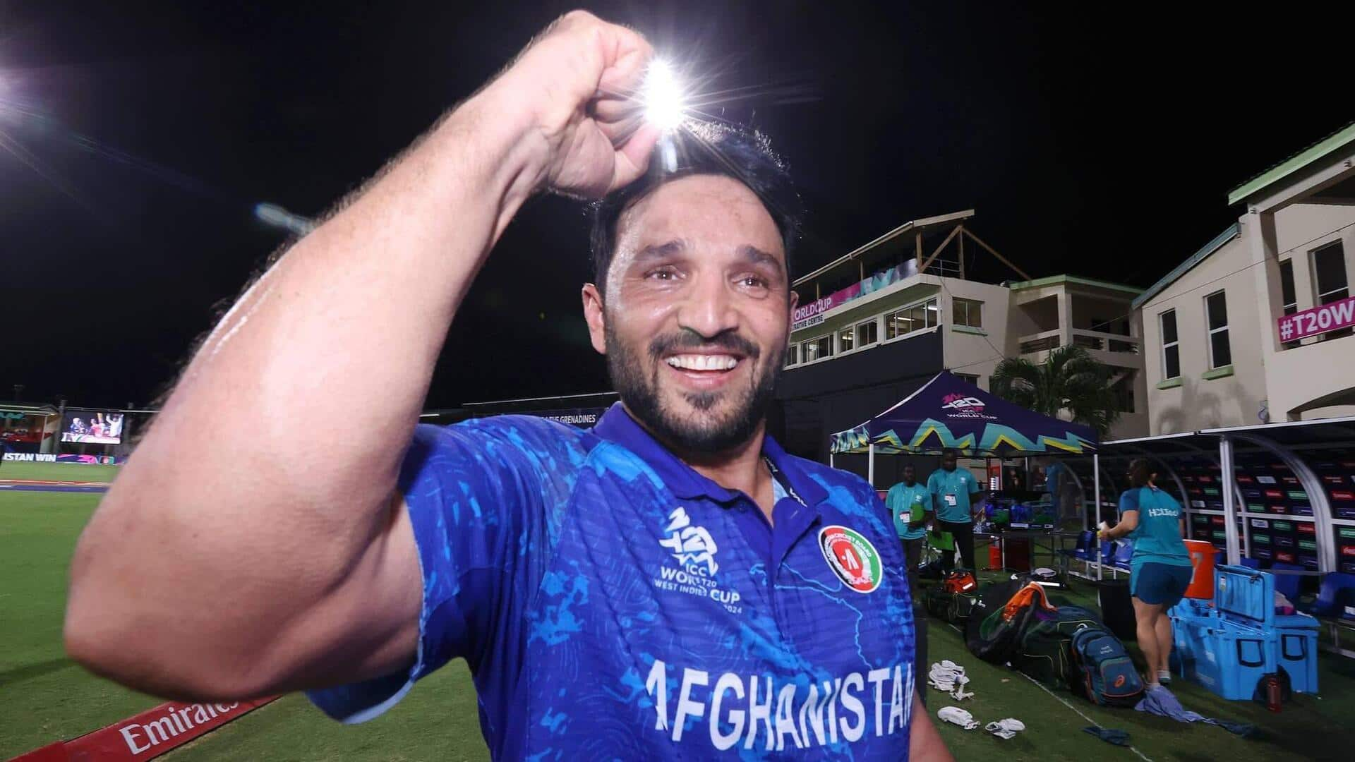 Afghanistan's Gulbadin Naib fined for showing dissent at umpire's decision