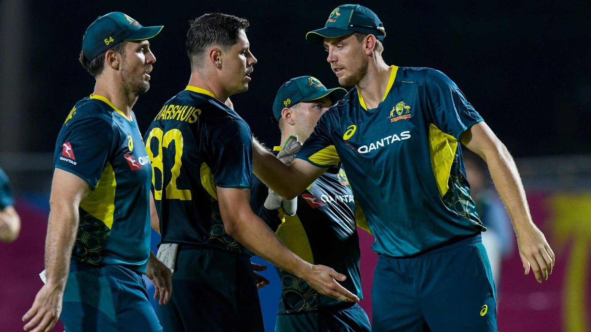 1st T20I: Ben Dwarshuis's career-best four-fer powers Australia vs WI 1st T20I: Ben Dwarshuis's career-best four-fer powers Australia vs WI