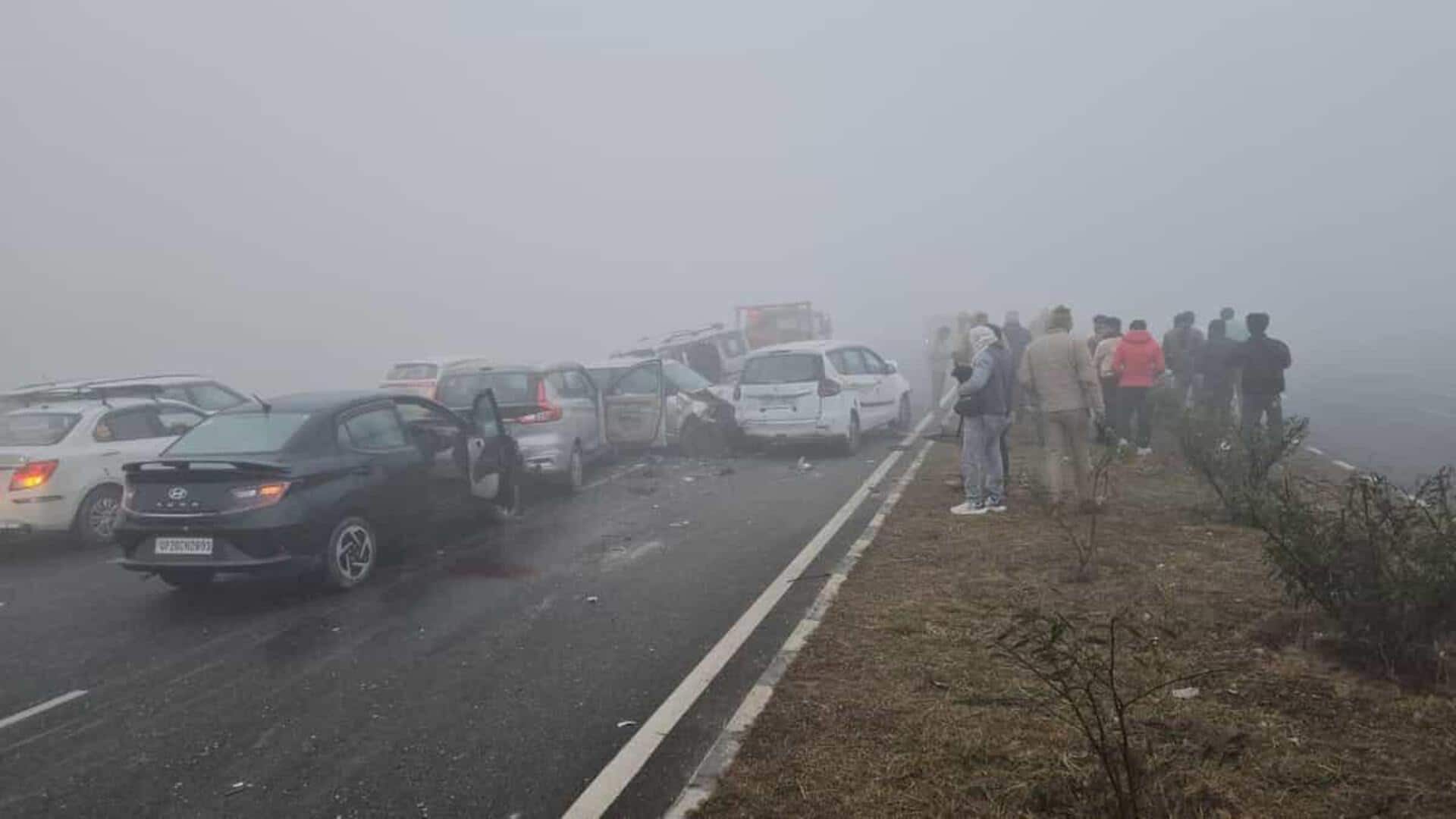 4 killed in crash on Mumbai-Delhi Expressway due to fog 