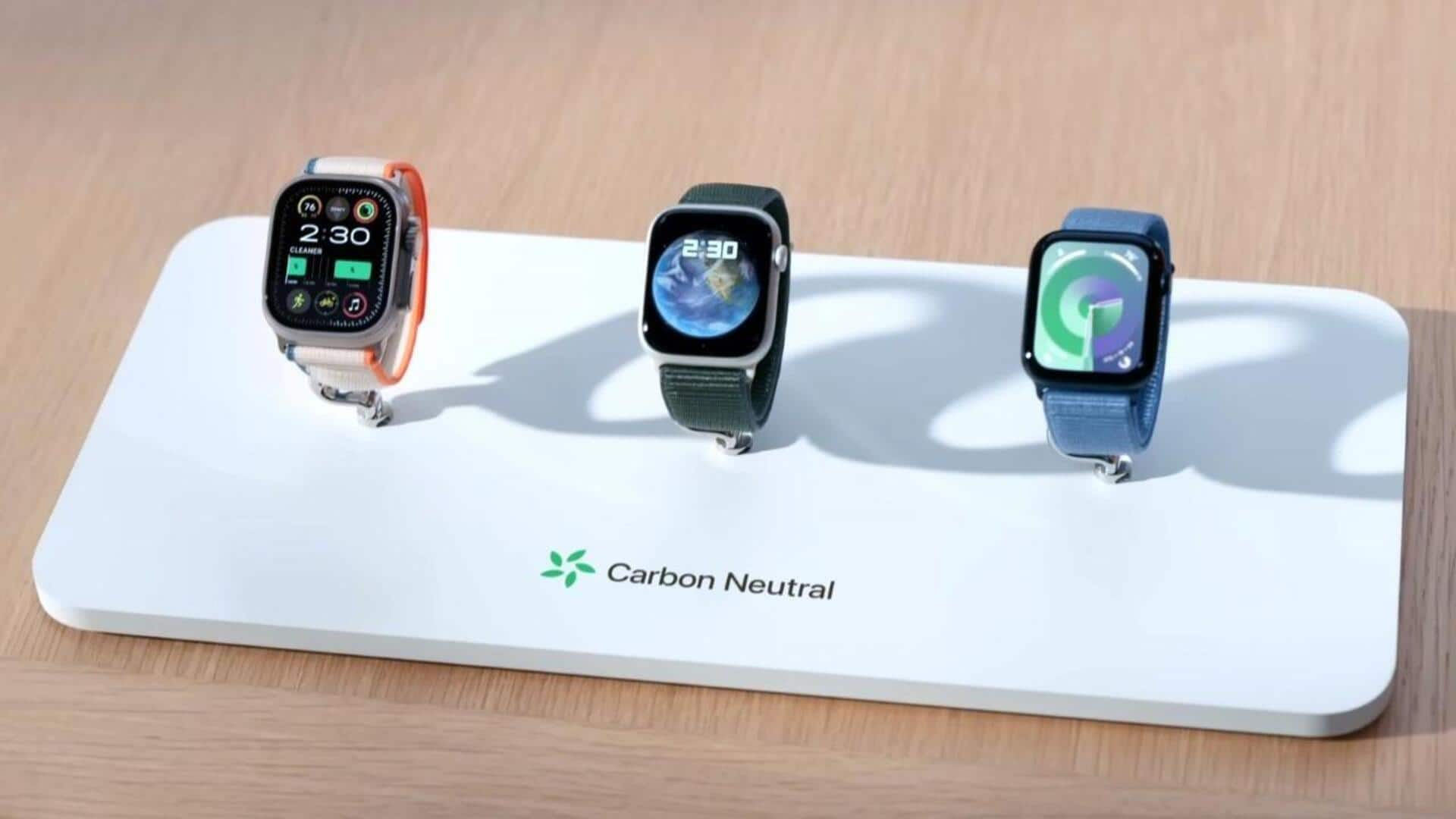 Apple sued over 'misleading' carbon neutrality claims for its smartwatches