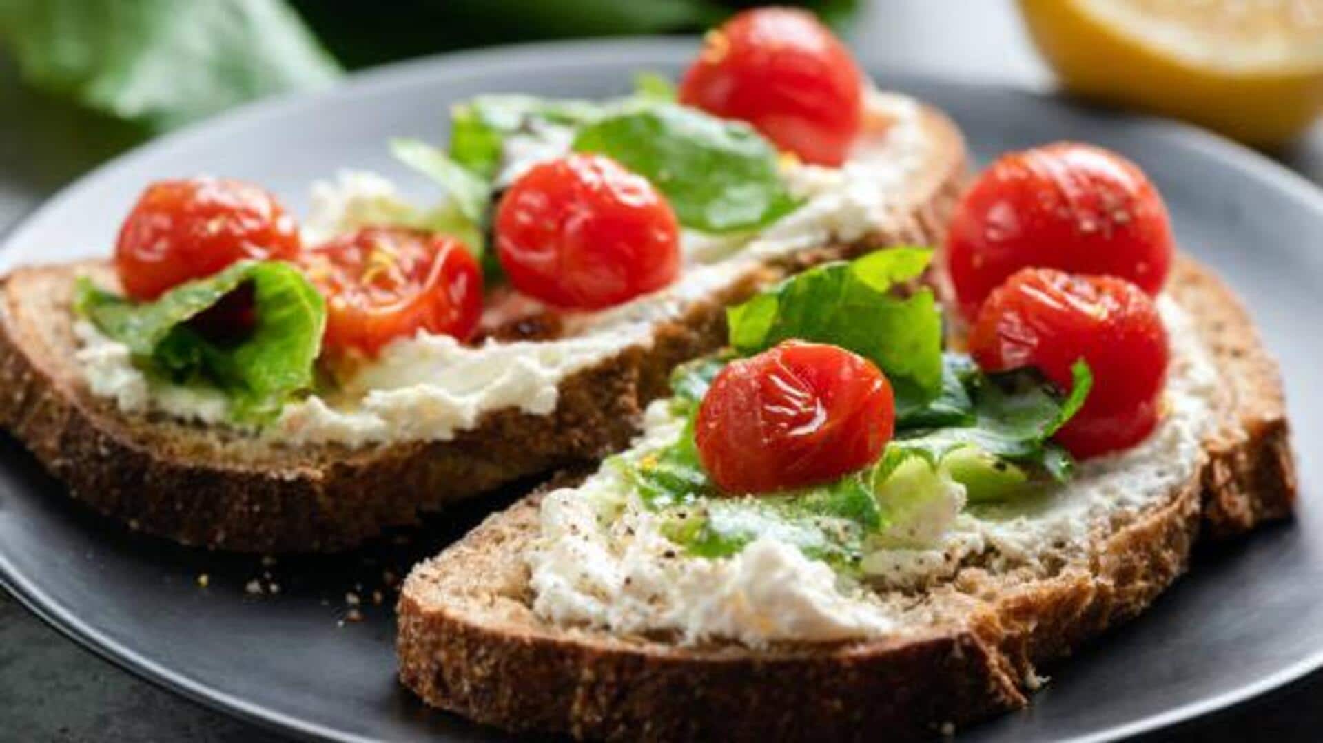 Quick and delicious: Ricotta toast with honey Quick and delicious: Ricotta toast with honey
