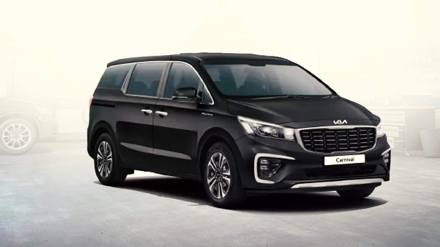 2021 Kia Carnival debuts in India at Rs. 25 lakh