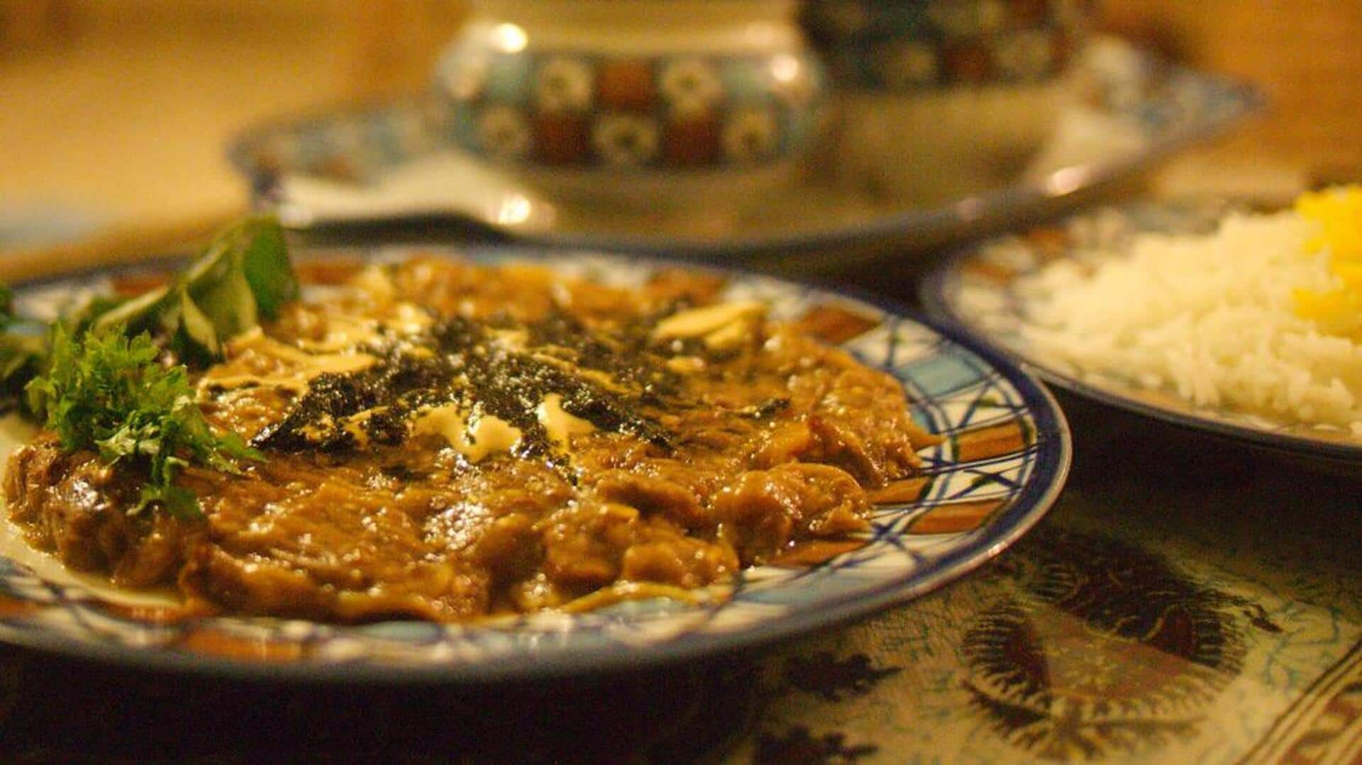 Impress your guests with this Persian pomegranate walnut stew