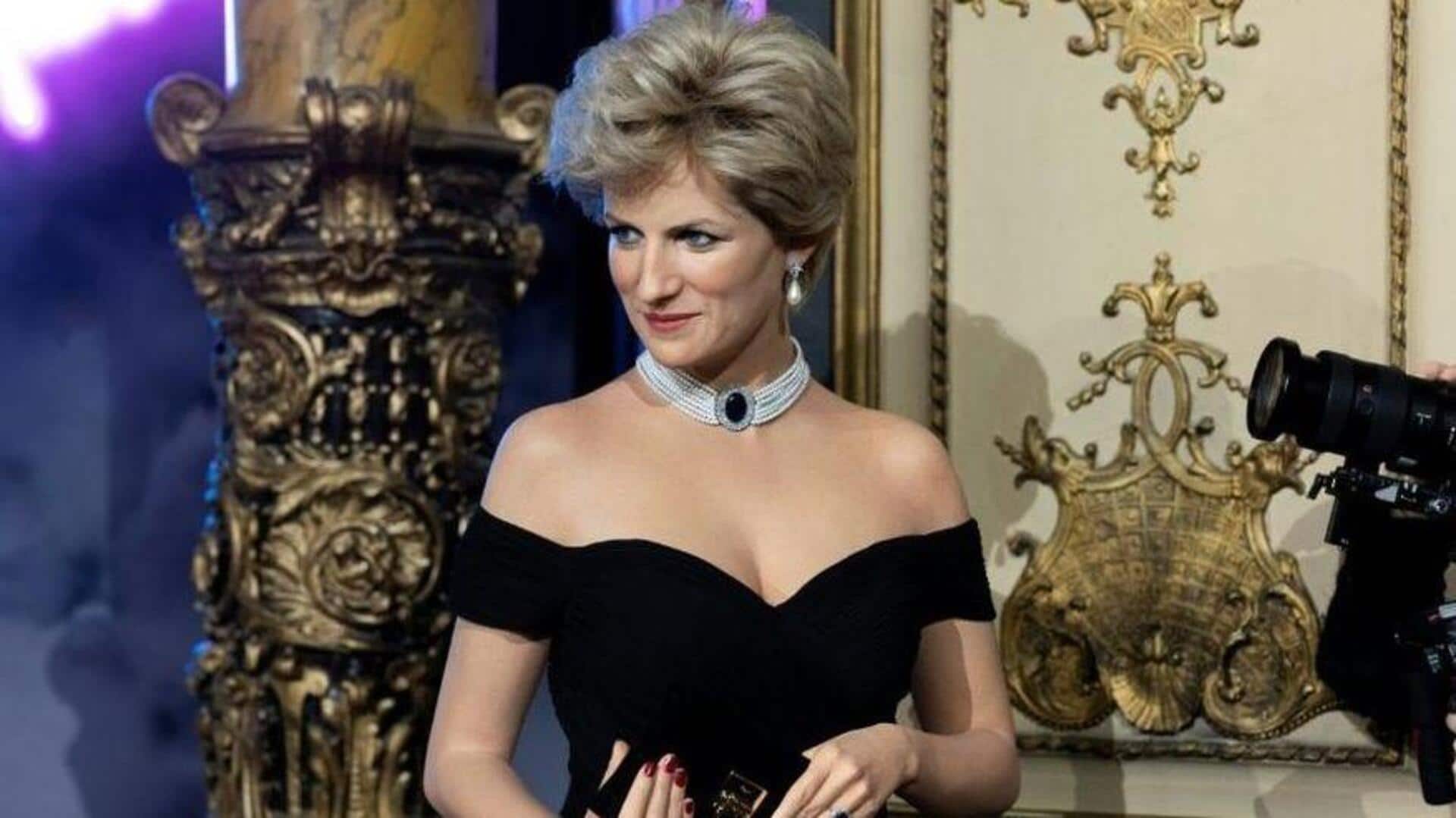 Princess Diana, in her 'revenge dress,' debuts at Paris museum