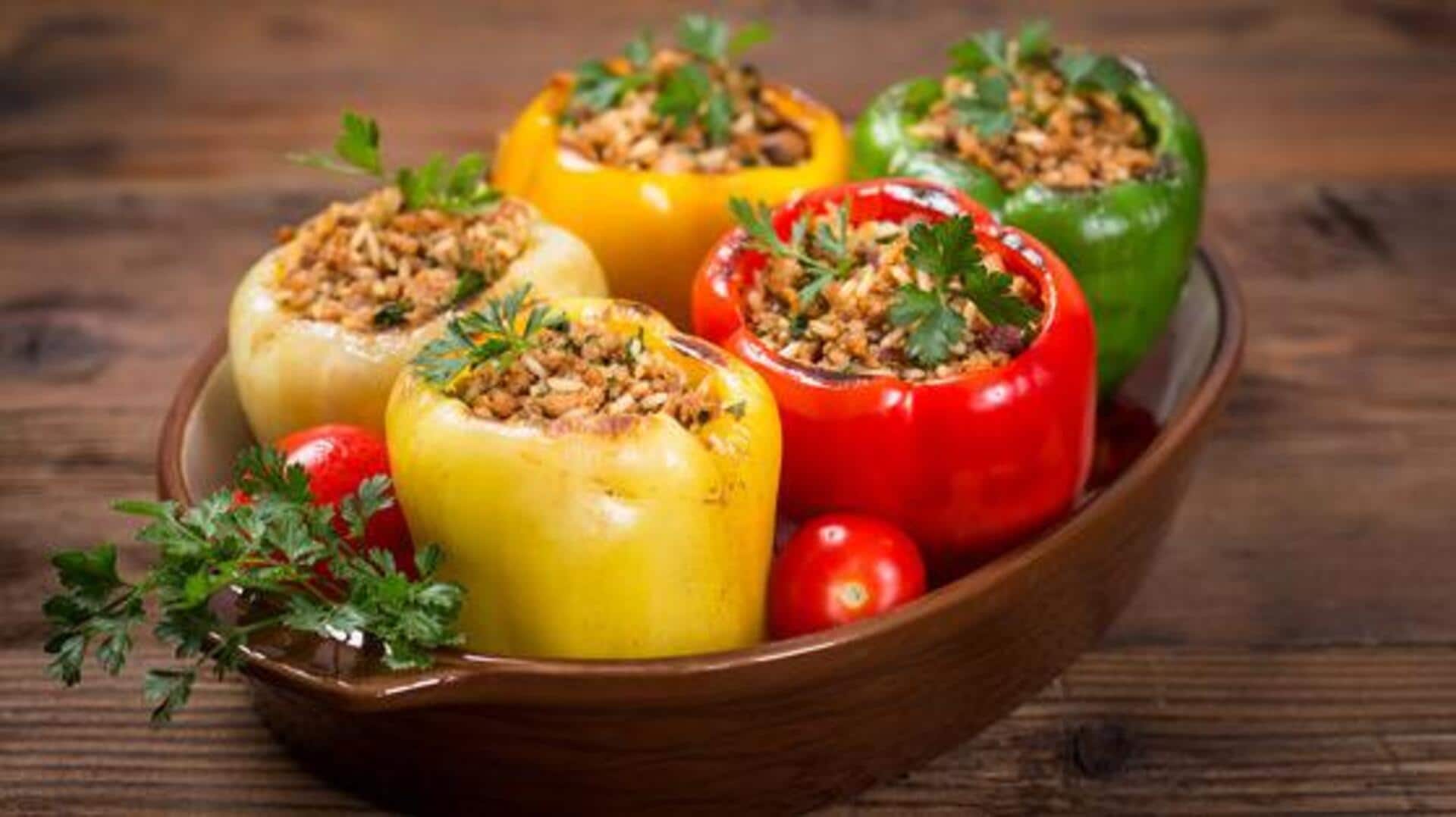 Quick and healthy: Breakfast stuffed peppers