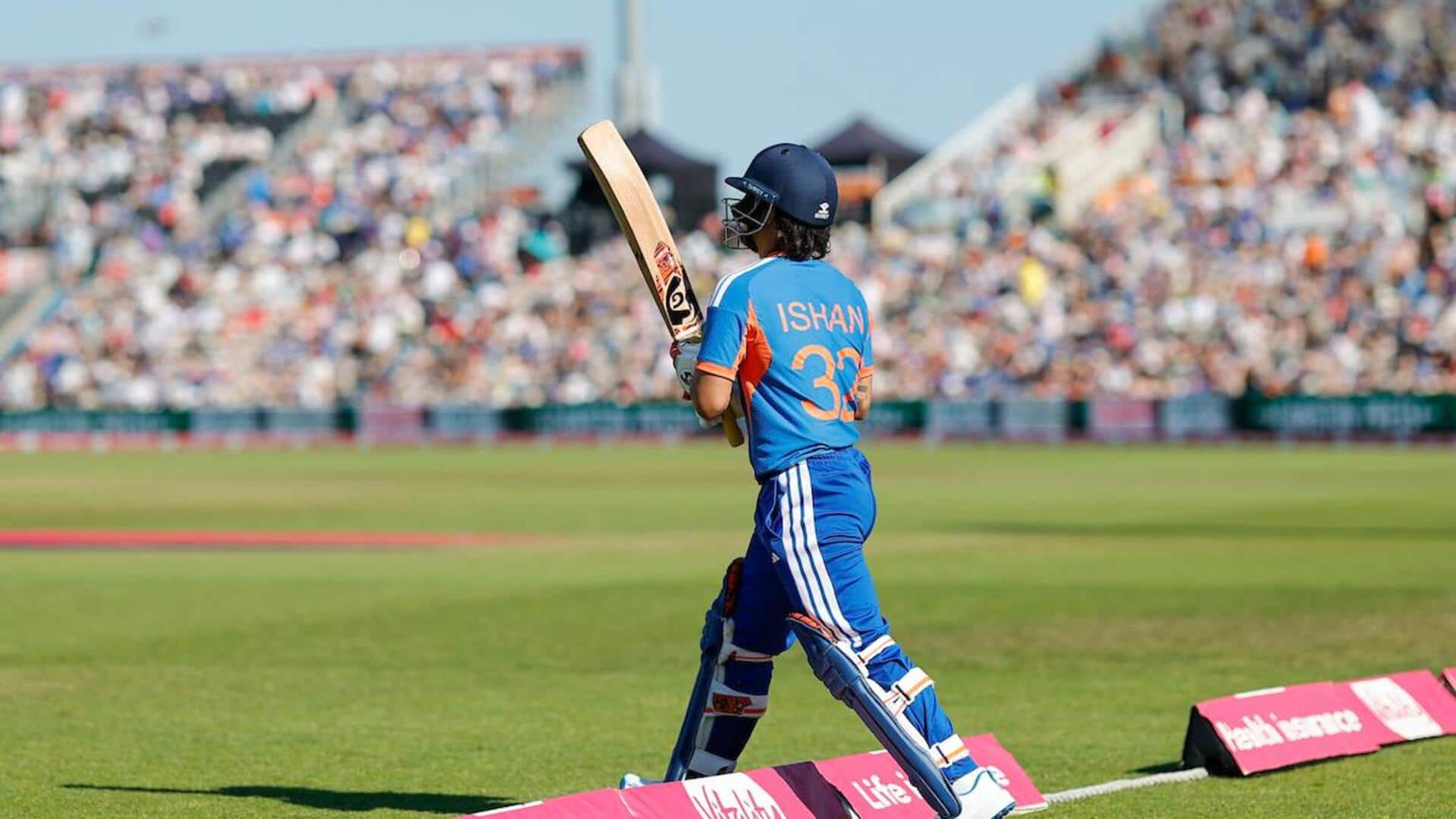 Ishan Kishan hammers his 11th half-century in T20Is: Key stats