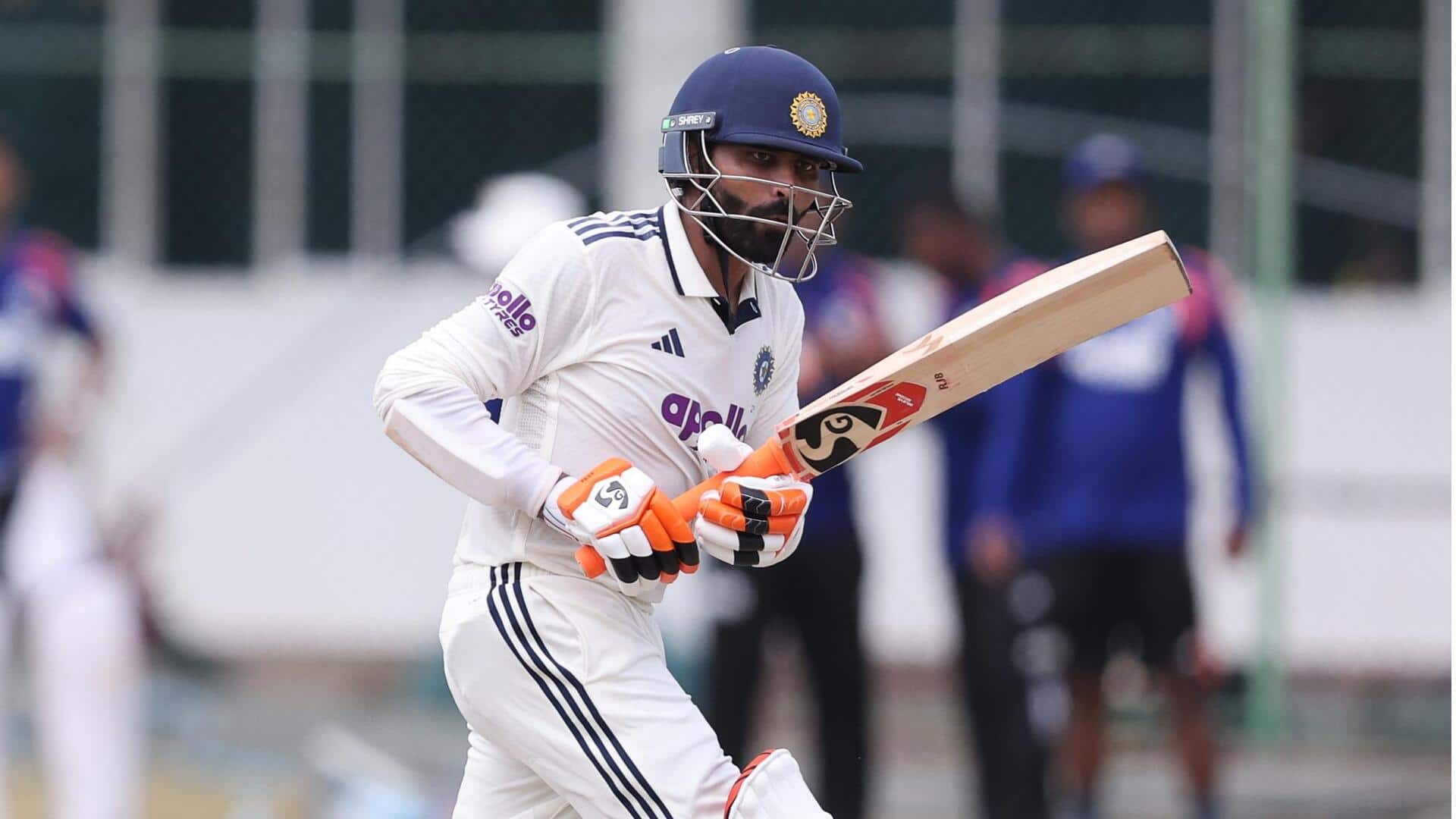 Ravindra Jadeja slams half-century in warm-up match against SLC XI