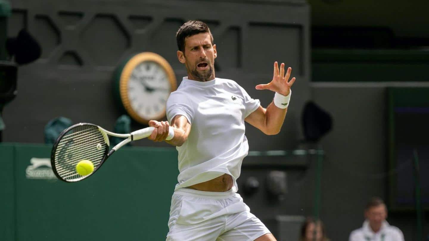 2022 Wimbledon: Novak Djokovic defeats Tim van Rijthoven