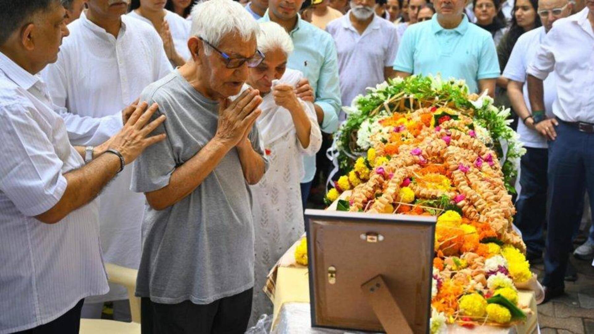 Air India pilot Sumeet Sabharwal's father breaks down bidding farewell Air India pilot Sumeet Sabharwal's father breaks down bidding farewell