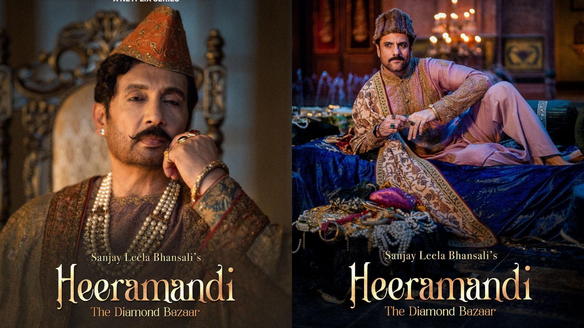 Fardeen Khan, Shekhar Sumar radiate in new 'Heeramandi' posters