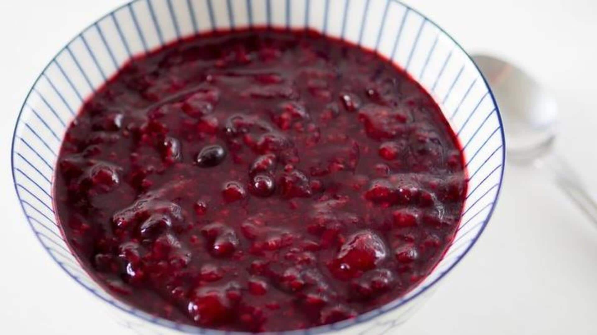 Try this vegan Danish rodgrod fruit pudding recipe